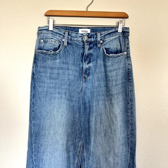 Revolve PISTOLA Ruby High Rise Palazzo Wide Leg Jeans Sz 29 - Picture 5 of 8